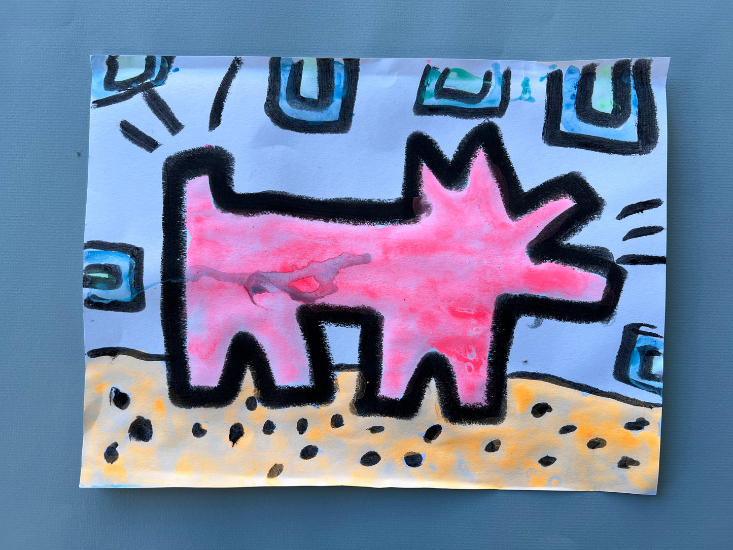 Barking Dog Sticker