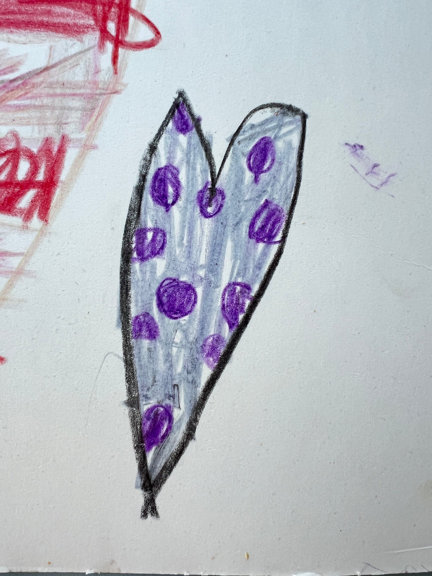 Polka Dot Heart Sticker