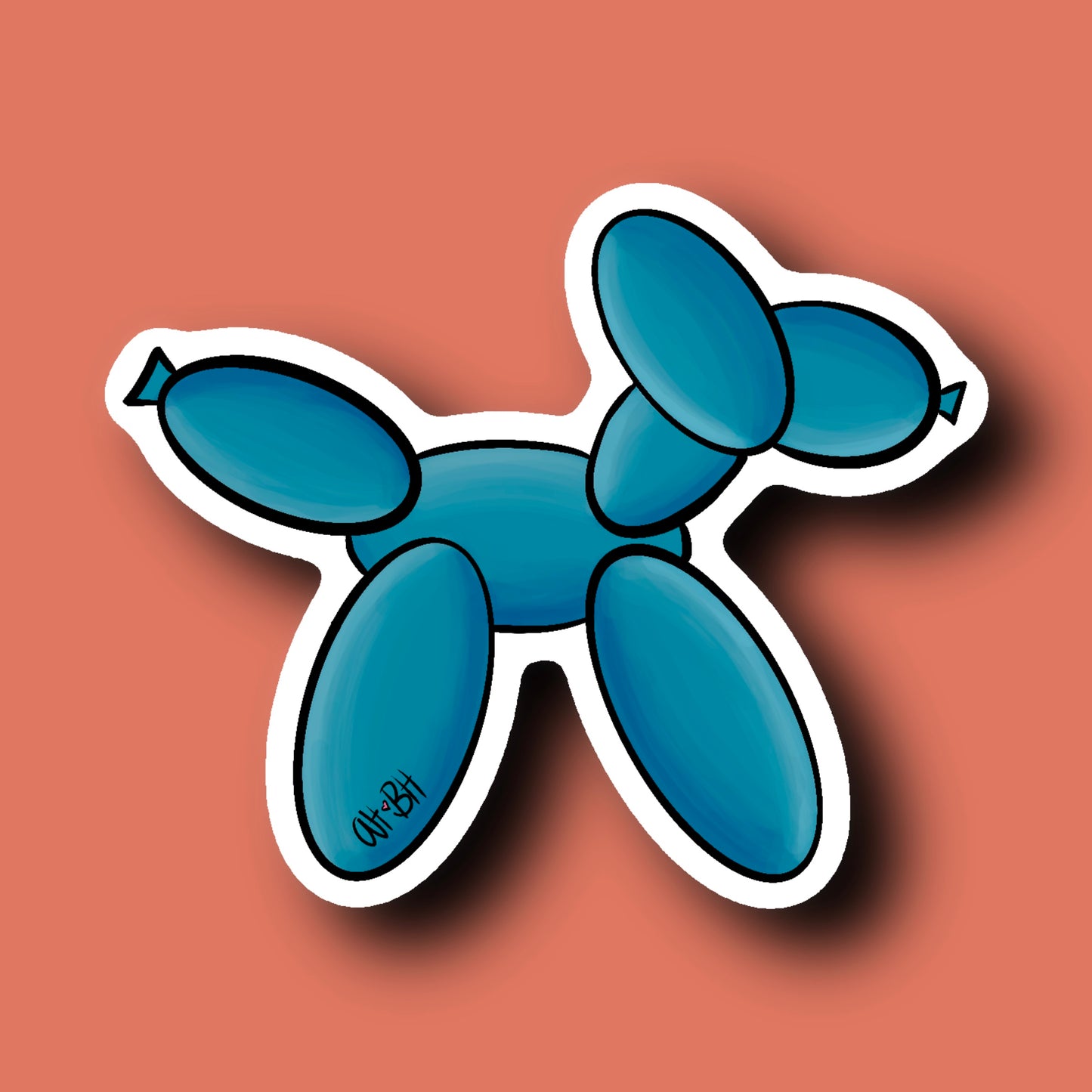 Balloon Dog Sticker 2