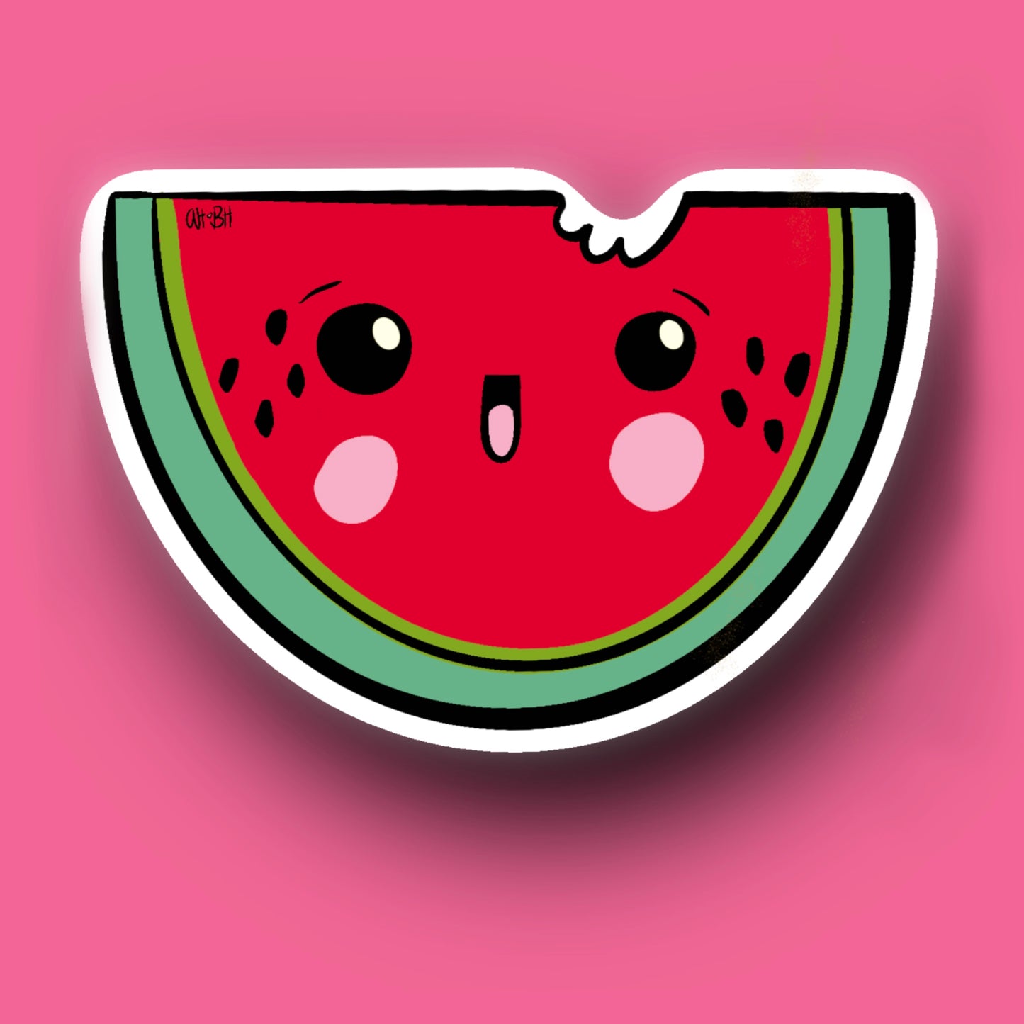 Watermelon sticker