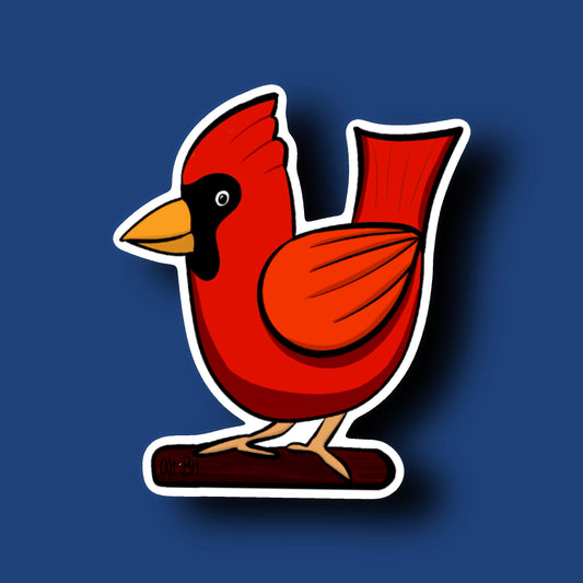 Red Cardinal Sticker