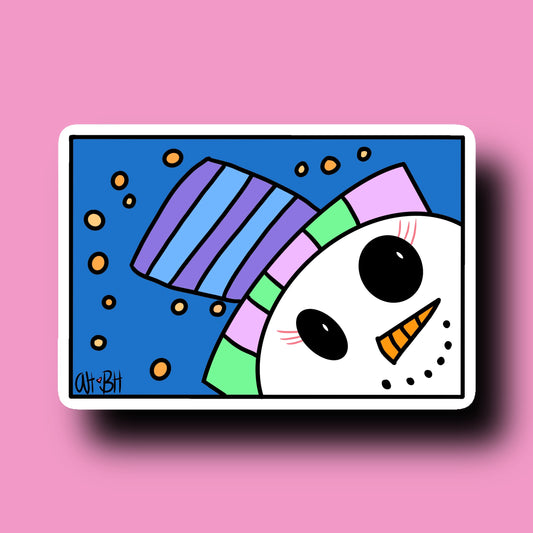 Snowman Sticker