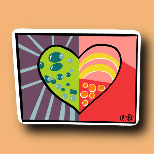 Warm Cool Sticker