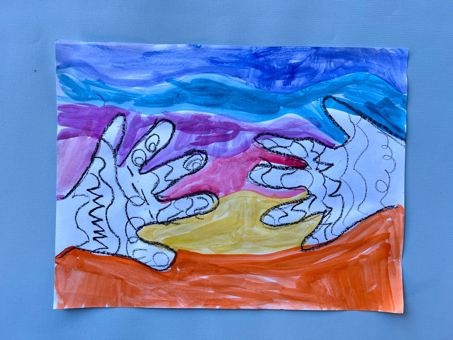 Watercolor Hands Sticker